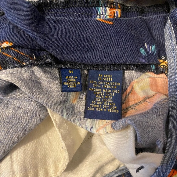 Polo Ralph Lauren Shorts Mens Size 31 Blue Navy - Picture 7 of 7